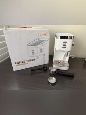 Gevi Espresso Machine 20 Bar High Pressure,Compact Espresso Maker with Milk